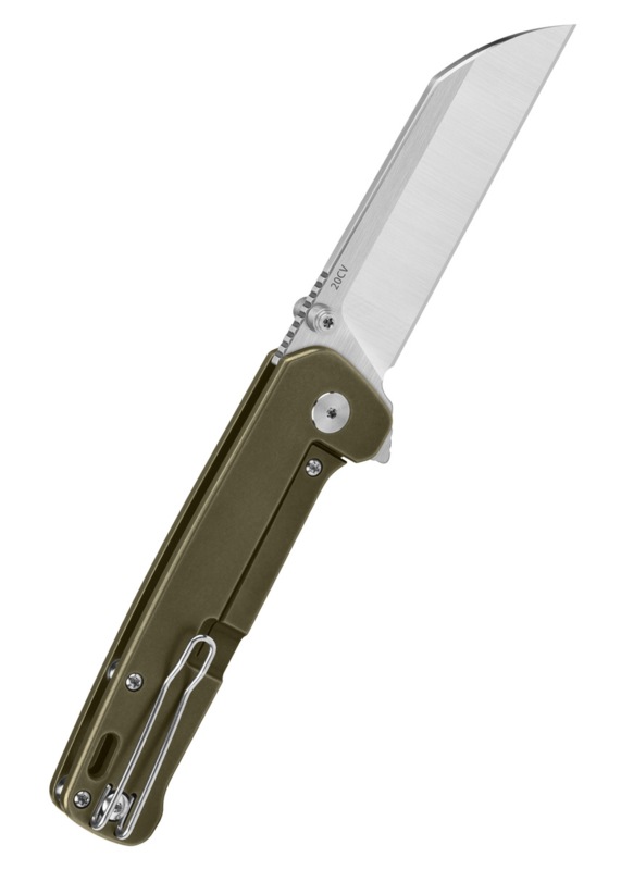 QSP Penguin Plus Titanium Bronze Foldekniv - Bælteclips