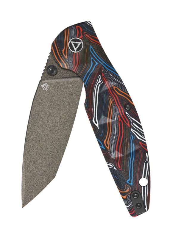 QSP Turtle Punk Ceramic Coated Foldekniv