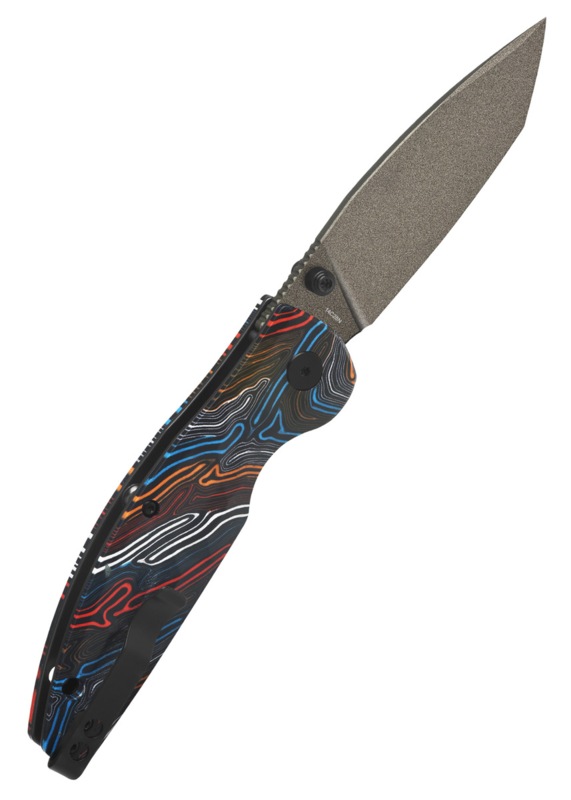 QSP Turtle Punk Ceramic Coated Foldekniv - Bælteclips