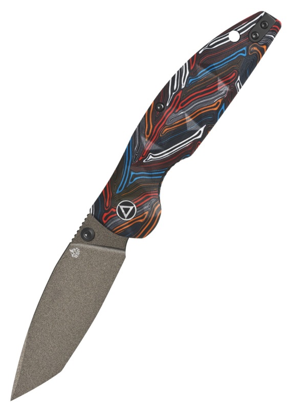 QSP Turtle Punk Ceramic Coated Foldekniv
