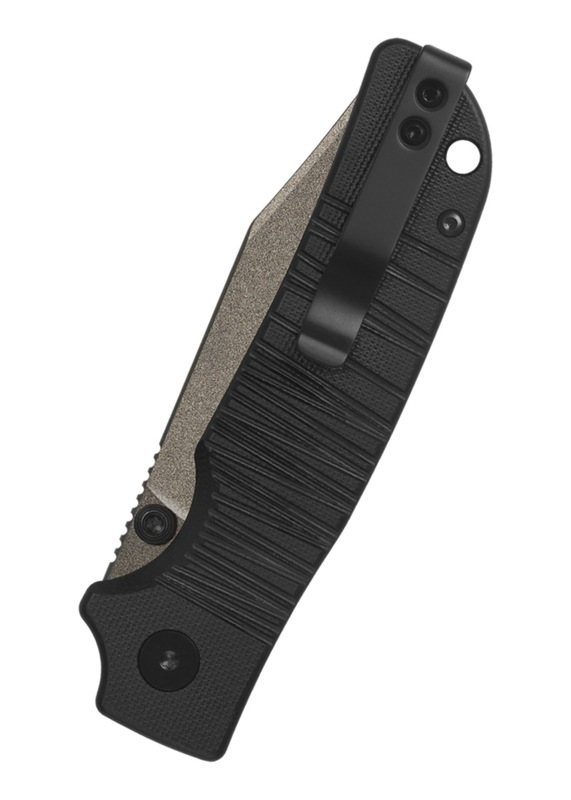 QSP Kali Ceramic Coated Foldekniv - Sort - Lukket