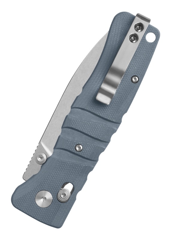 QSP Ripley Stonewashed Foldekniv - Grå - Lukket
