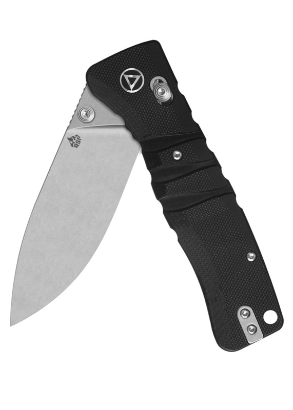 QSP Ripley Stonewashed Foldekniv - Sort