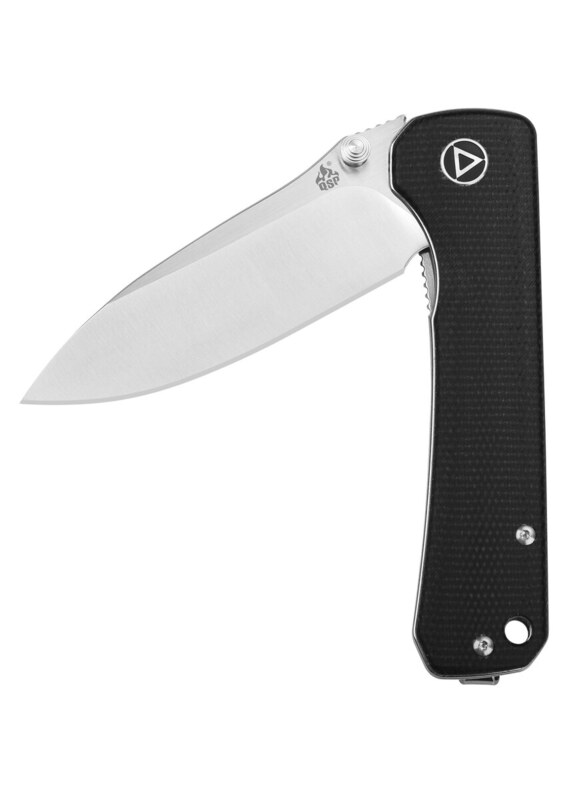 QSP Hawk Foldekniv - Sort Micarta