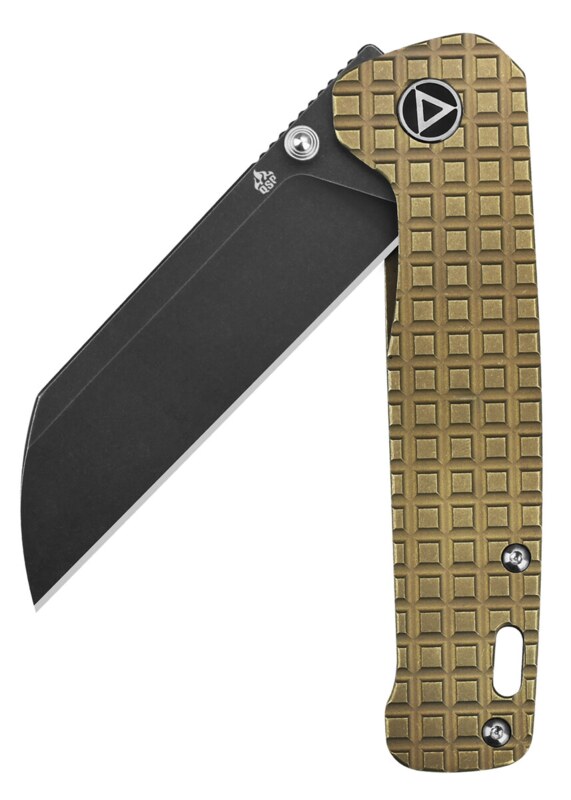 QSP Penguin Foldekniv - Sort Stonewashed