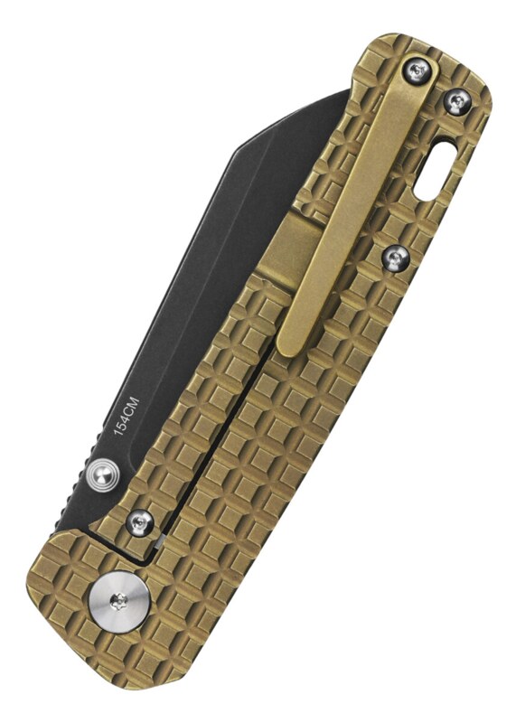 QSP Penguin Foldekniv - Sort Stonewashed - Lukket