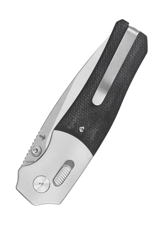 QSP Vault Stonewashed - Sort Micarta - Lukket