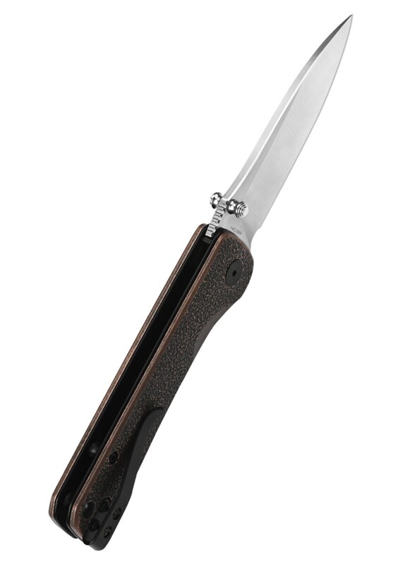 QSP Hawk Satin Copper Foldekniv - Bælteclips