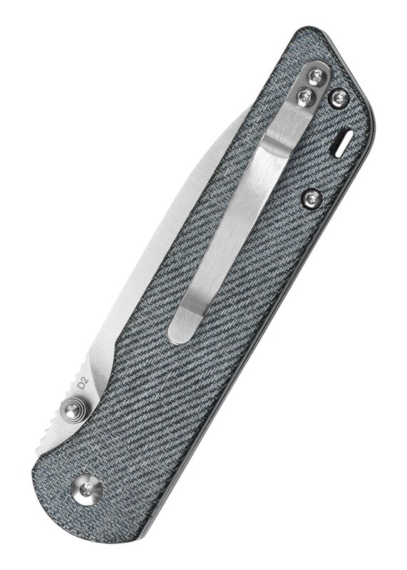 QSP Parrot Denim Micarta Foldekniv - Lukket