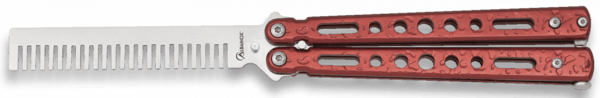 Albainox Butterfly Kam Trainer – Satin Finish og Rødt Stålgreb