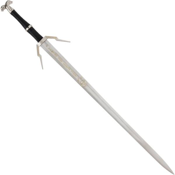 The Witcher Sølvsværd – Geralts Silver Sword med Rygskede