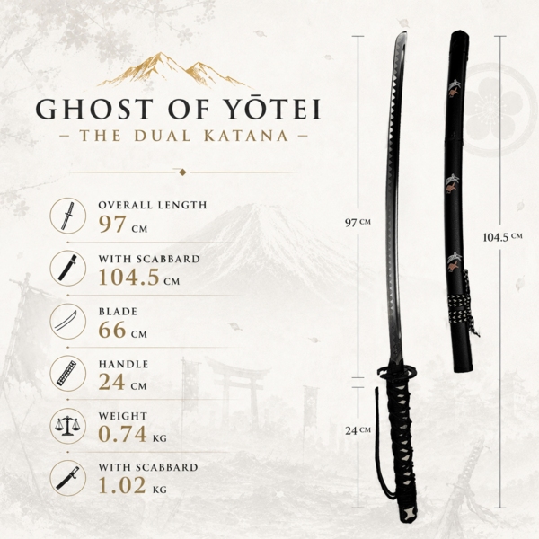 S&M Ghost of Yōtei – Dual Katana - Mål