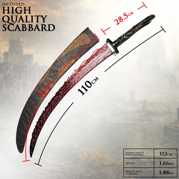 S&M Elden Ring, Dragon-Hunter's Great Katana - Mål