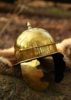 Battle Merchant, Coolus-D Roman Hjelm, Messing - Side
