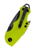 Kershaw, Shuffle Foldekniv, Lime, Blackwash - Lukket