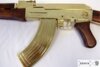 Denix, Replika Kalashnikov AK47, Guld, Sadam Version