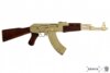 Denix, Replika Kalashnikov AK47, Guld, Sadam Version