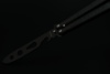 Albainox, Butterfly Kniv Til Træning - Blacksteel - Klinghe
