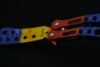 Albainox, Butterfly Kniv Til Træning - Colorful - Samling