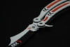 Albainox, Butterfly Kniv Til Træning - Orangesteel