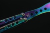 Albainox, Butterfly Kniv Til Træning - Colorful Steel - Samling