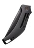 We Knife, Speedliner Titan Foldekniv, All Black - Lukket Venstre Side