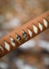 Dragon King Autumn Leaf Katana Forged - Menuki