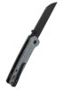 QSP Penguin Foldekniv – D2 Black Stonewashed Klinge og Denim Micarta Greb