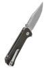 QSP Grebe Button Lock Foldekniv - Bælteclips