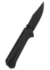 QSP Grebe Button Lock Foldekniv Sort G10 - Bælteclips