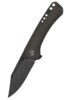 QSP Kestrel Foldekniv Brun Micarta