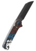 QSP Penguin Slip Joint Foldekniv Blå/Rød Fat Carbon