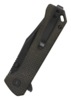 QSP Grebe Foldekniv Blackwashed Brun Micarta - Lukket