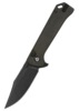 QSP Grebe Foldekniv Blackwashed Brun Micarta
