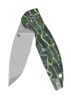 QSP Turtle Punk Stonewashed Foldekniv Sort/Grøn