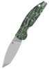 QSP Turtle Punk Stonewashed Foldekniv Sort/Grøn