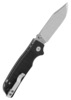 QSP Kali Stonewashed Foldekniv - Sort - Bælteclips
