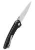 QSP Leopard Foldekniv - Sort - Bælteclips