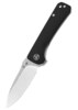 QSP Hawk Foldekniv - Sort Micarta
