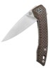 QSP Leopard Foldekniv – Satin Klinge og Brunt Micarta Greb