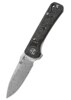 QSP Hawk Foldekniv – Damaskusstål og Carbon Fiber/Aluminium Greb