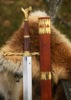 Battle Merchant Writhen Hilt Bastardsværd - Greb og Skede