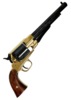 Kolser Remington 1858 Fænghætte Revolver Replika – Sort med Messingramme