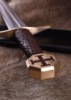 Tempelridder Sværd med Kors Pattée og Læderskede - Pommel