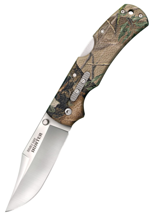 Cold Steel, Double Safe Hunter Foldekniv, Camo Med Stålclips