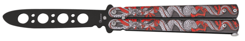 Albainox, Butterflykniv Til Træning, Red Snake
