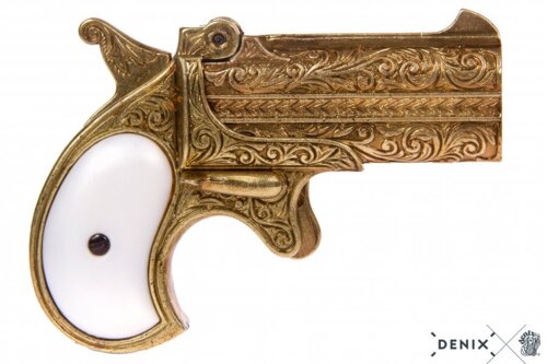 Denix, Replika Derringer Pistol, Kaliber 41, USA 1866