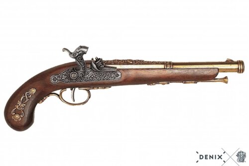 Denix, Replika Fransk Percussion Flintlås Pistol, 1872