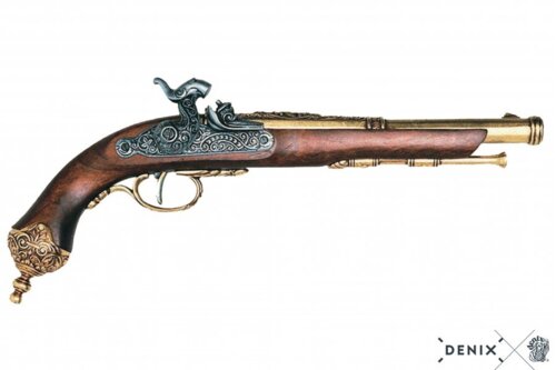 Denix, Replika Italiænsk Flintlås Pistol, Brescia 1825