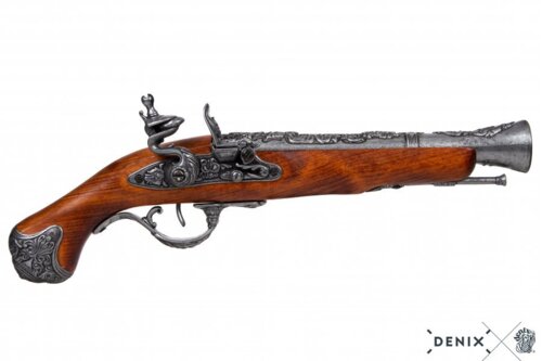 Denix, Replika Flintlås Tromblon Pistol, London 18' Århundrede